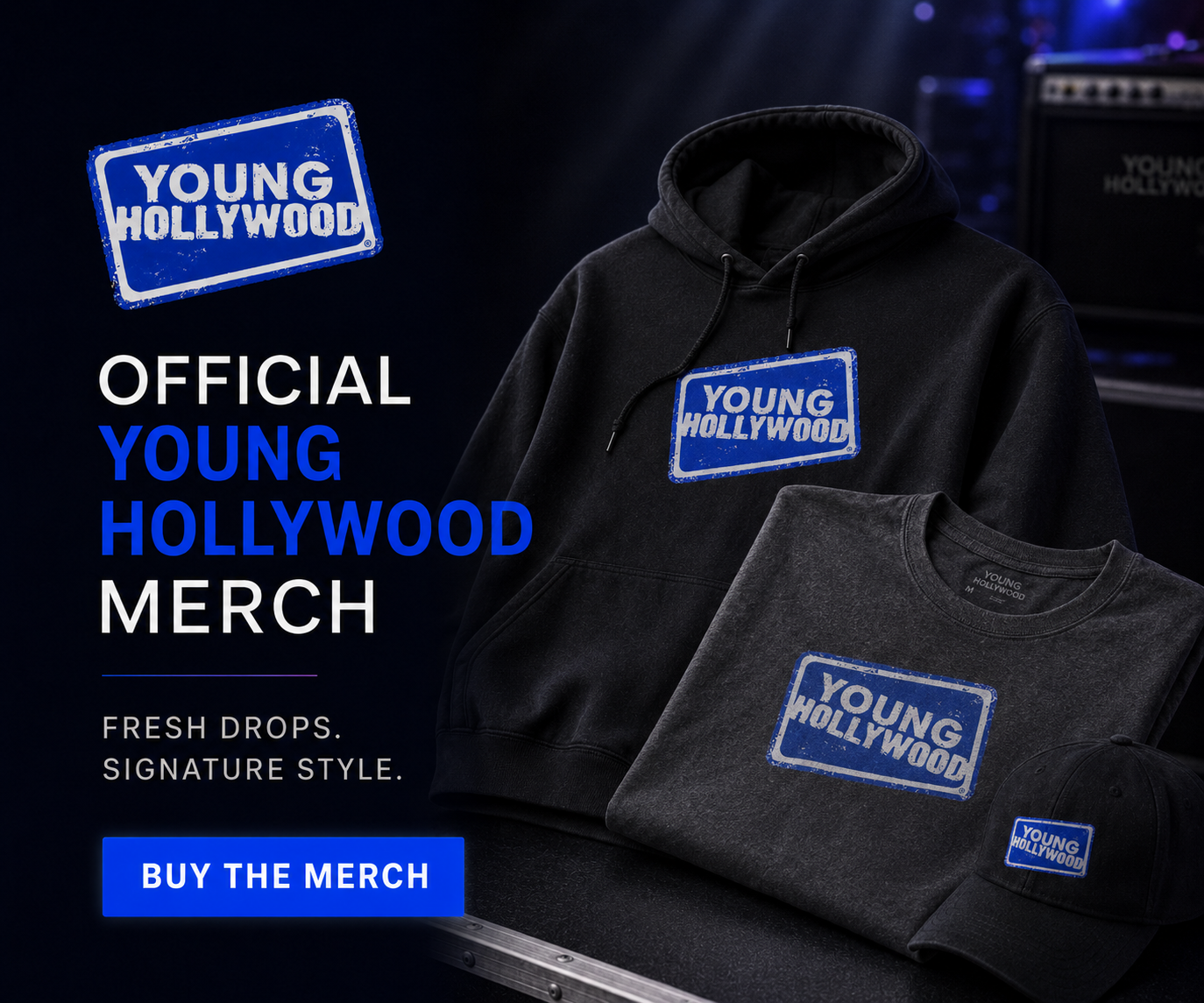 Young Hollywood merch